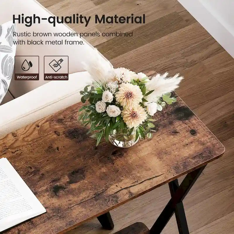 Entryway Table, Narrow Console Table, Wood Sofa Table