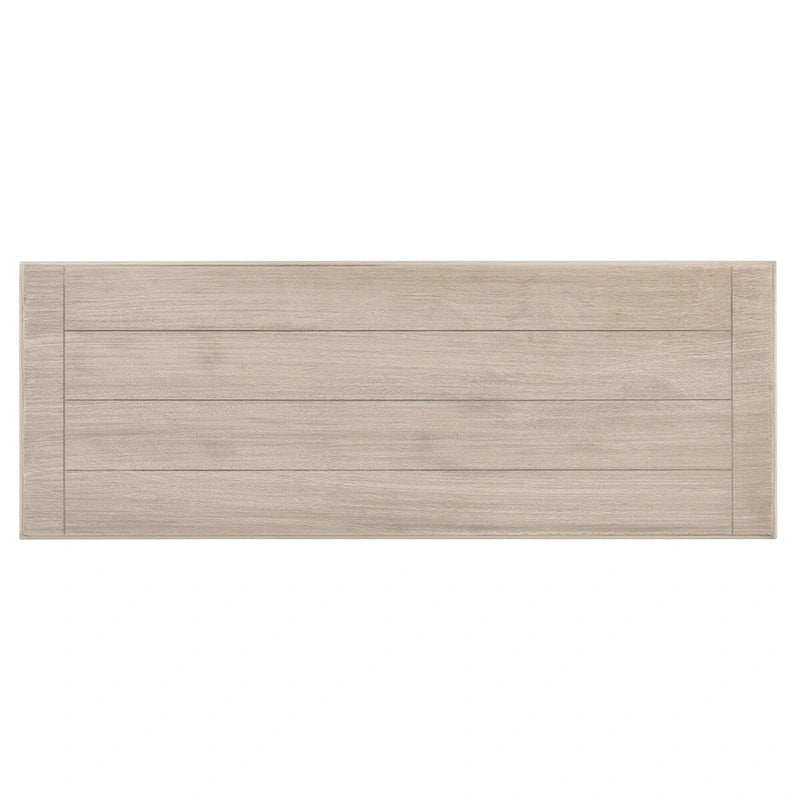 Classic Two-Drawer Console Table with Open Bottom Shelf White